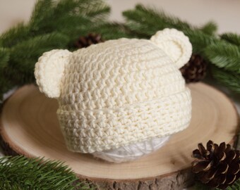 Bonnet De Bebe Ours Etsy
