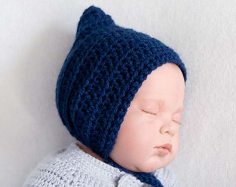 Bonnet De Bebe Au Crochet Etsy