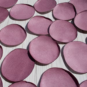 Mauve Pink Suede Petals: Handmade Wedding Table Scatter