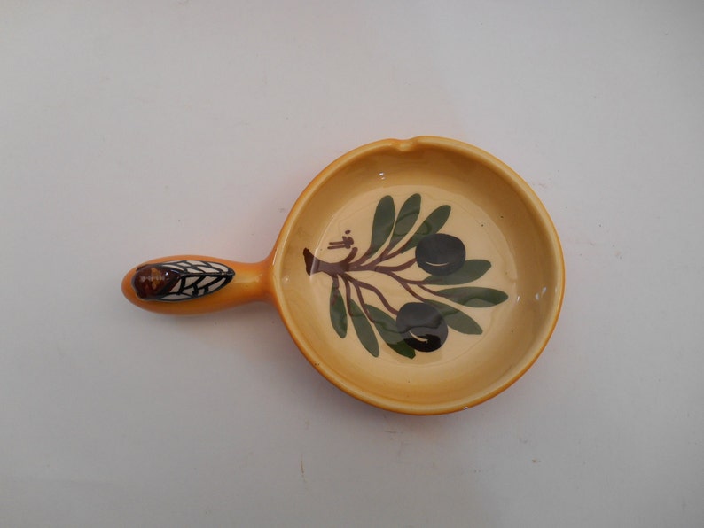 Vintage French Porcelain Olive Dish