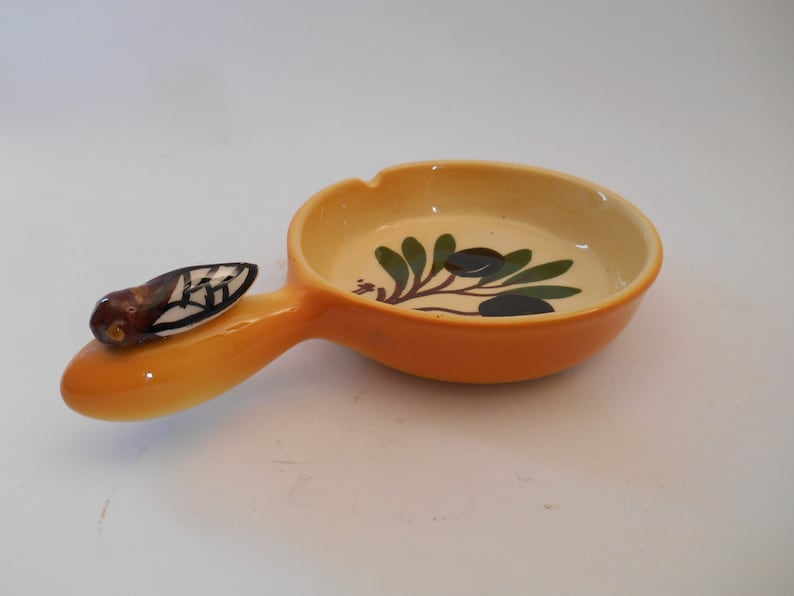 Vintage French Porcelain Olive Dish