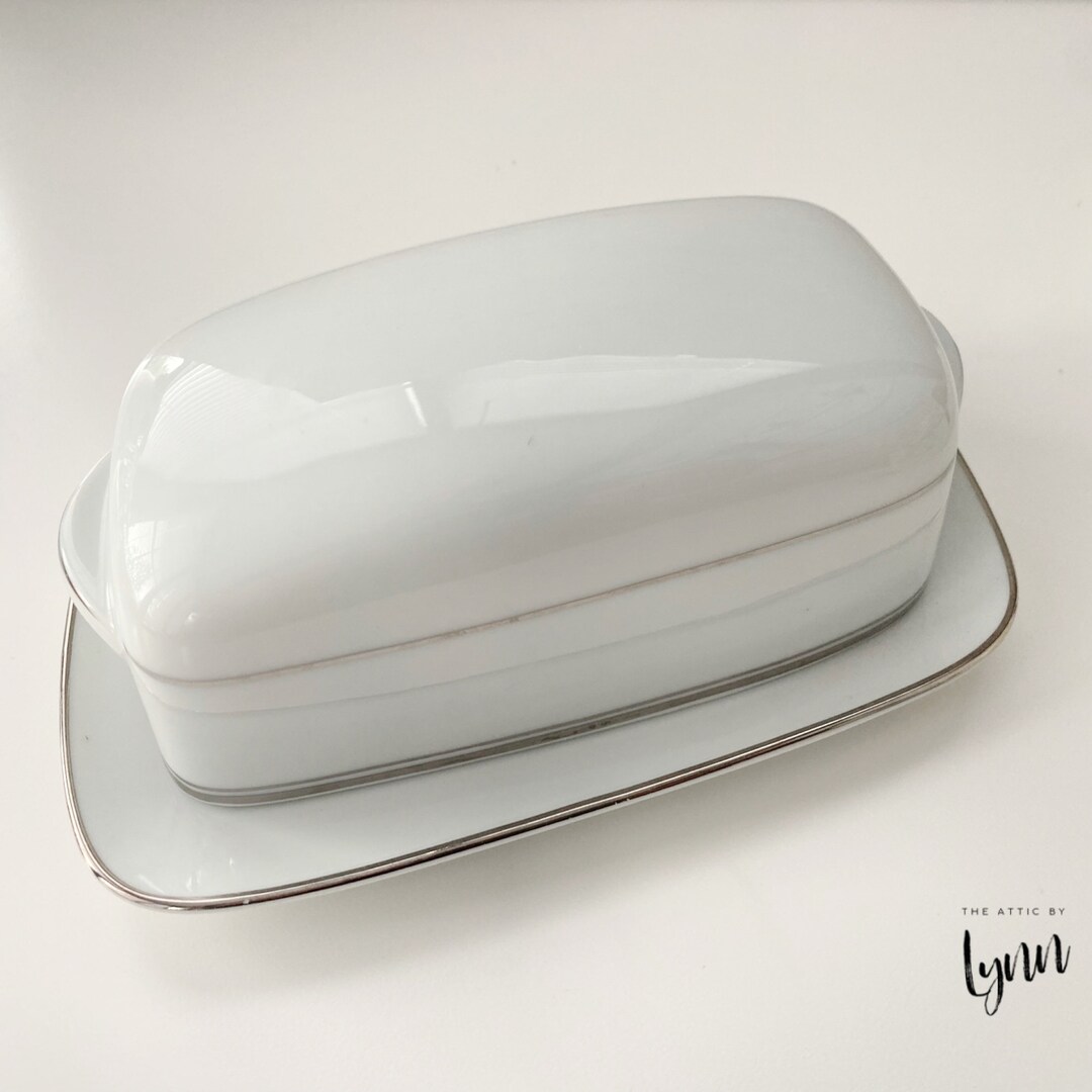 Noritake Spectrum Butter Dish Etsy