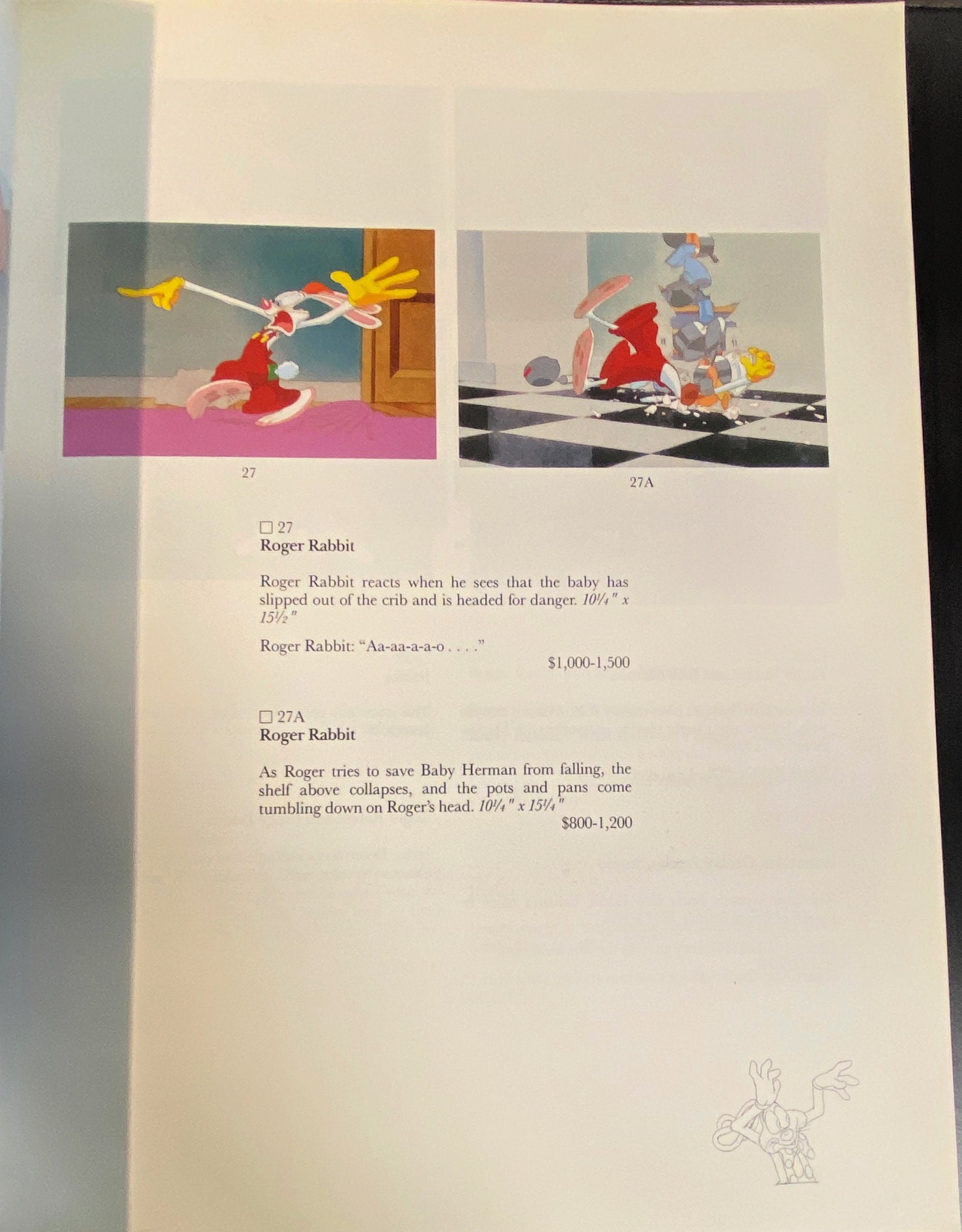 Sotheby's Roger Rabbit Movie Auction Catalog - Etsy