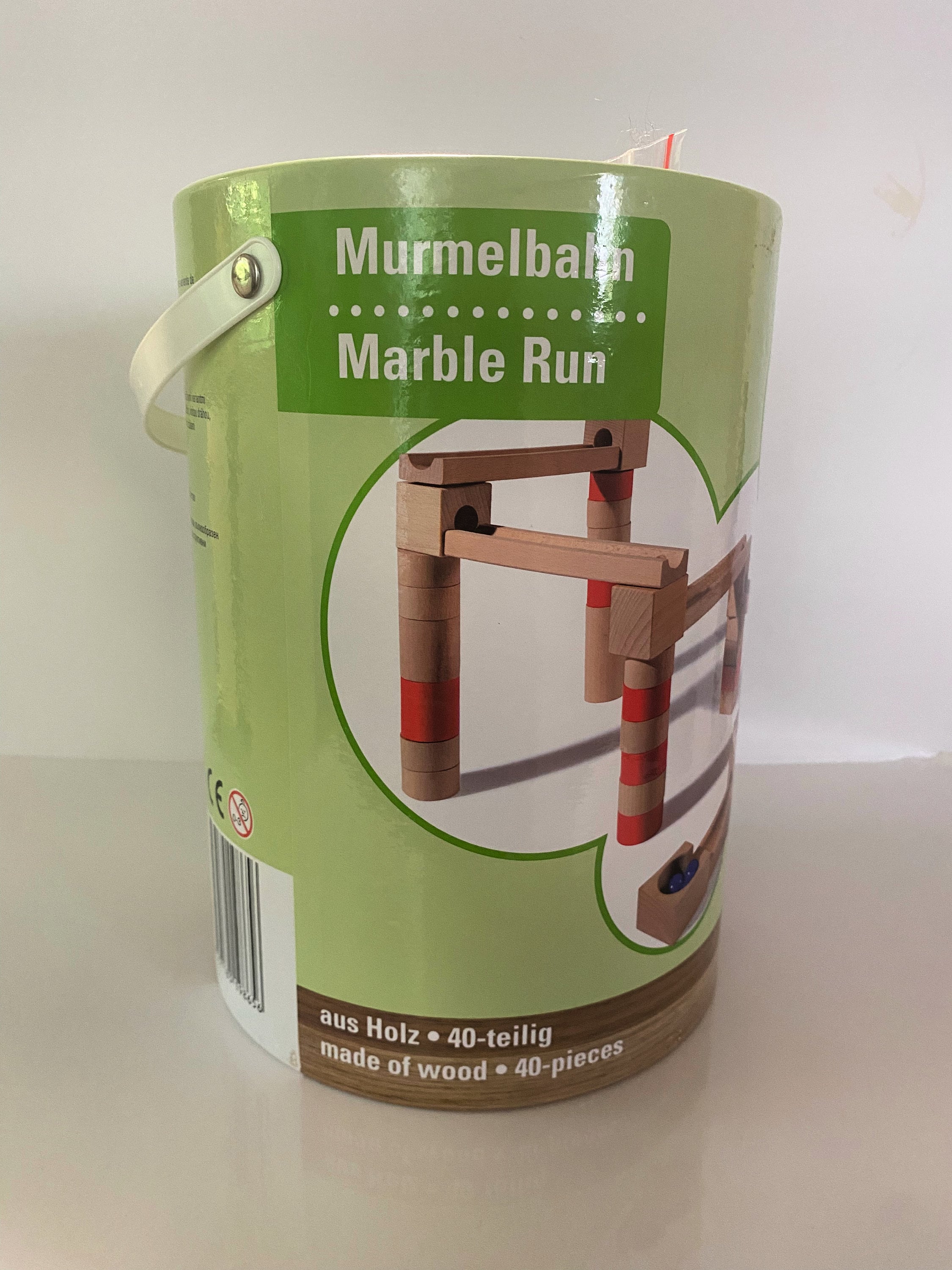 Marble Run Wooden Playlet Building Wood Blocks to Create Etsy