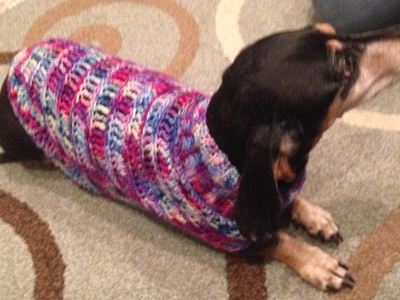 etsy dachshund sweater