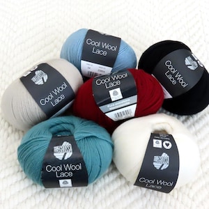 Lana Grossa Cool Wool Lace: 2 Ball Package