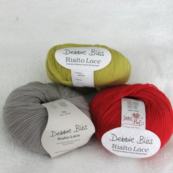 2 Ball Package Debbie Bliss Rialto Lace