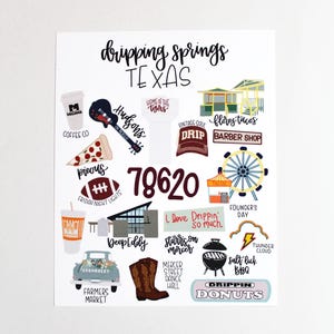 Dripping Springs, Texas Artwork Print
