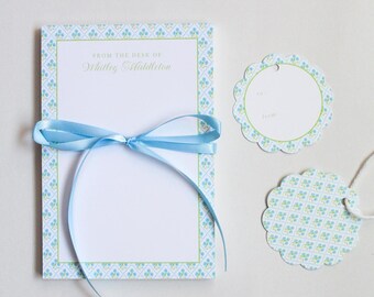 Personalized Hydrangea Notepad | Custom Gifts