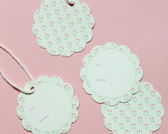 Posy Bouquet Gift Tags | Patterned Floral Gift Labels
