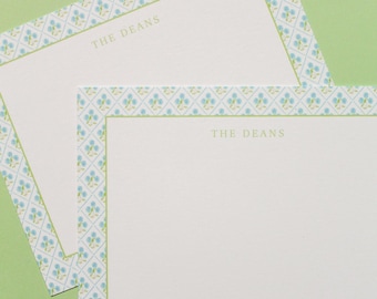 Personalized Hydrangea Stationery Set | Custom Greeting Cards