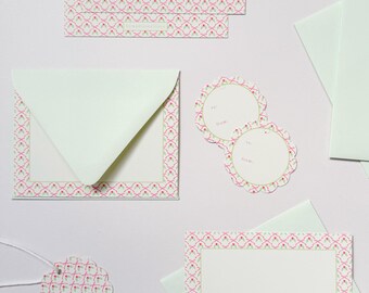 Holly Berry Stationery Set