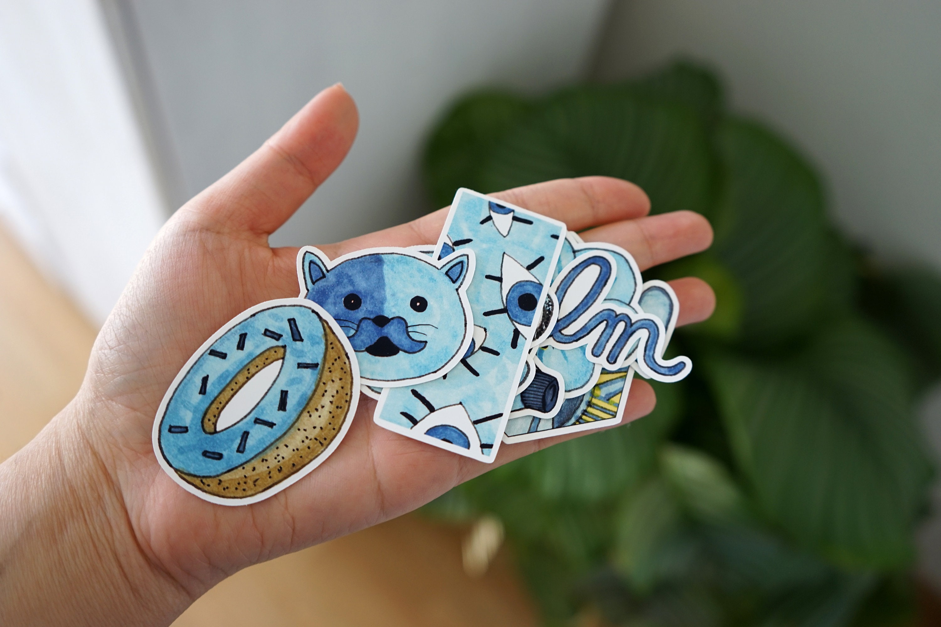 Blue Aesthetic Sticker Pack - Etsy