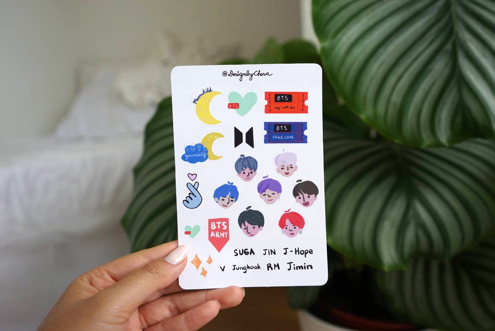 BTS Mini Sticker Set - Etsy