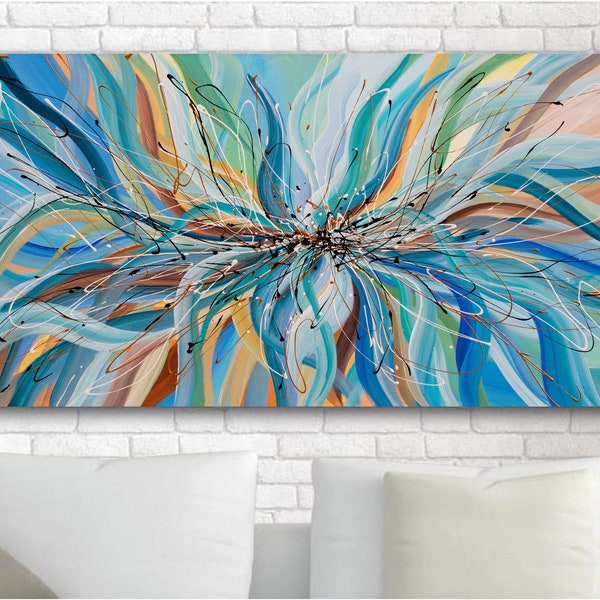 Big Abstract Art Etsy
