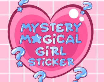 Paquete de pegatinas misteriosas de Magical Girl