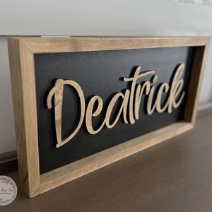 Custom 3D Name Sign, Personalized Sign, 3D Family Name Sign, Wedding Gift, Bridal Shower, Last Name Sign, Round Family Name Sign, New Home