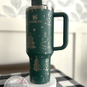 Stanley 40oz Tumbler, Christmas Tumbler, Winter Tumbler, Engraved