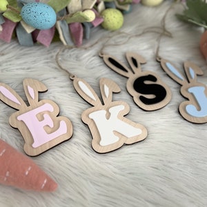 Easter basket tag, Easter name tags,  Basket tags, Easter basket name charm, Personalized name tag, Boys Easter basket, Girls Easter basket