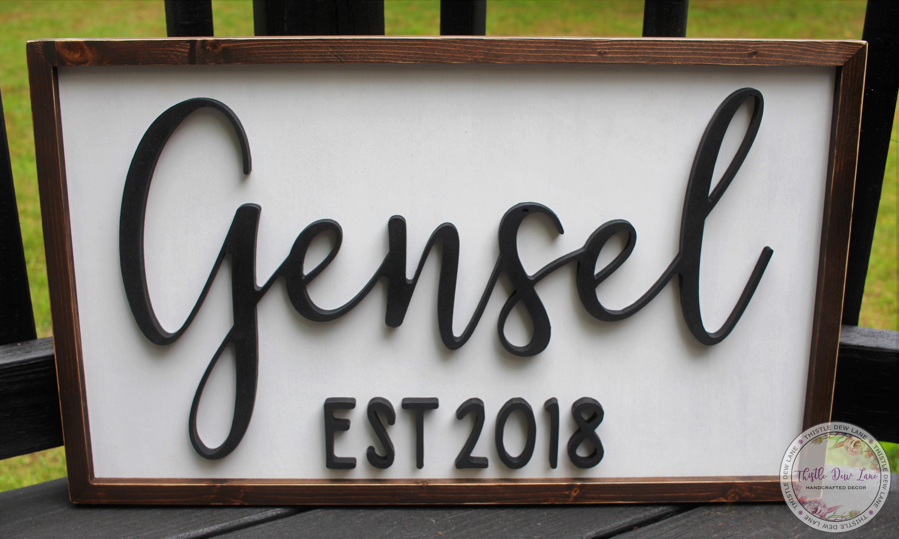 Custom Name Sign Personalized Sign Framed Name Sign 3D Name | Etsy
