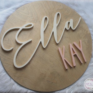 Nursery Name Sign, 3D Name Sign, Name signs for nursery, Custom Name Sign, Name wood sign, New baby gift, Wooden name sign, Wood name board