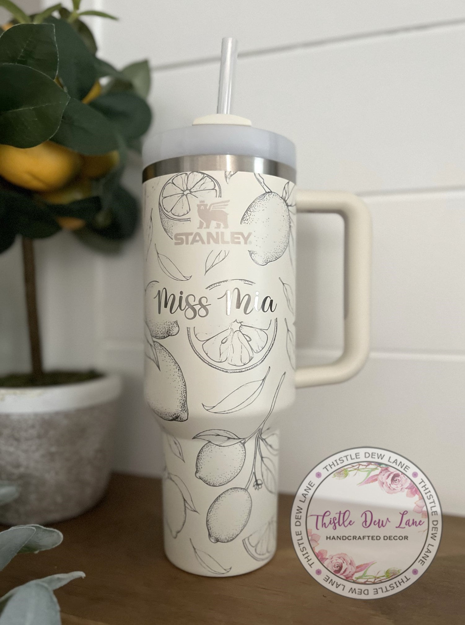 Personalized Stanley Tumbler 30oz 40oz Rose Quartz Custom Engraved  Christmas Gift for Her Insulated Travel Mug Custom Tumbler 