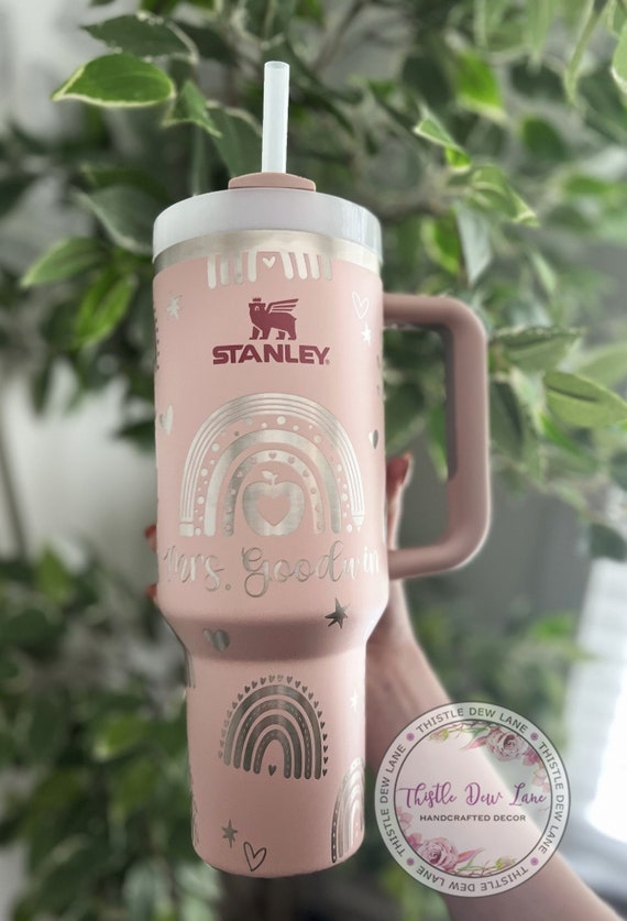 Stanley Rose Quartz Glow 40oz Quencher - Magnolia