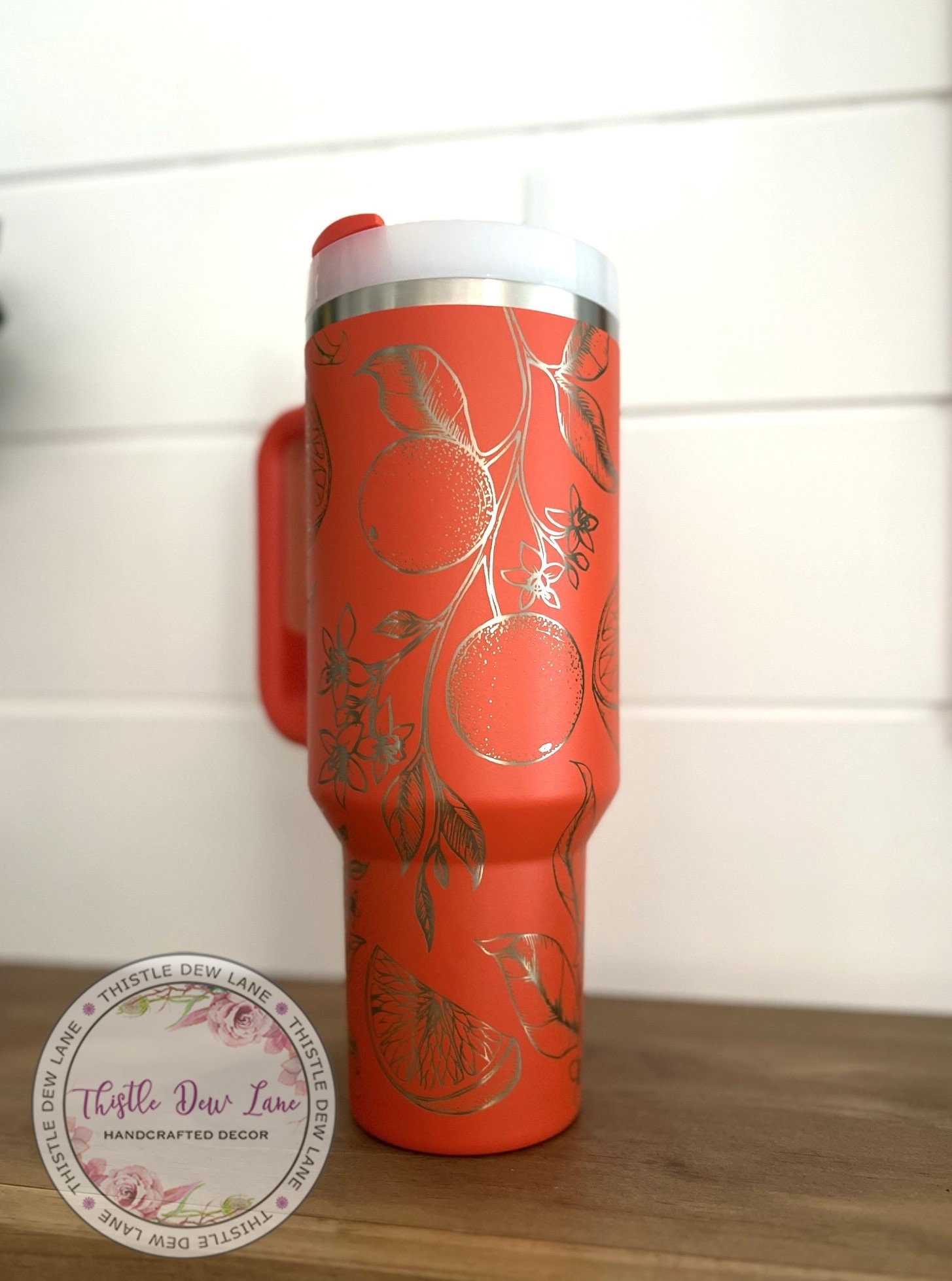 Stanley 40oz Tumbler, Orange Blossom Tumbler, NEW Stanley Colors, Laser  Engraved Stanley, Summer Stanley Tumbler, Custom Stanley Cup 