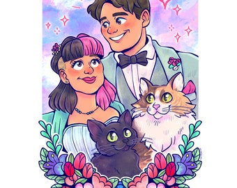 Custom Cartoon Portrait