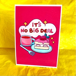It&#39;s no big deal A4 / A5 ART PRINT