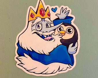 Sticker Roi des glaces et Gunther - Adventure Time