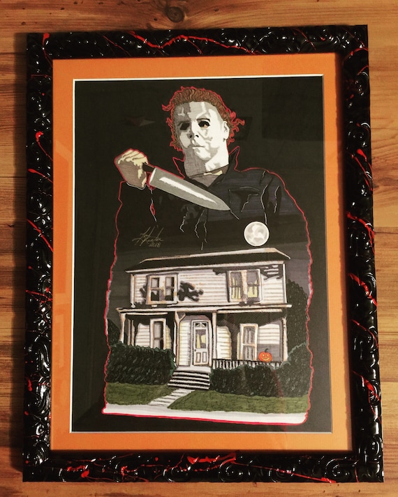 Texas Chainsaw Massacre Leatherface Sketch 8x10 Prints SignedByArtistT.Keaton