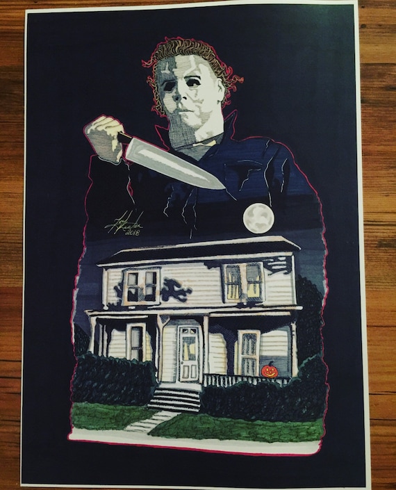Texas Chainsaw Massacre Leatherface Sketch 8x10 Prints SignedByArtistT.Keaton