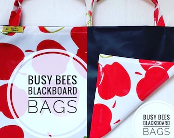 Blackboard library bag, shopping bag, toy bag, chalkmat bag, balckboard bag, kids bags