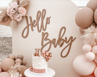 Hello Baby Sign, Oh Baby Shower, Gender Reveal, Cute Baby Shower back drop, Oh Baby Backdrop, Baby Announcement, Oh Boy