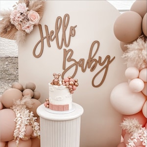 Hello Baby Sign, Oh Baby Shower, Gender Reveal, Cute Baby Shower back drop, Oh Baby Backdrop, Baby Announcement, Oh Boy