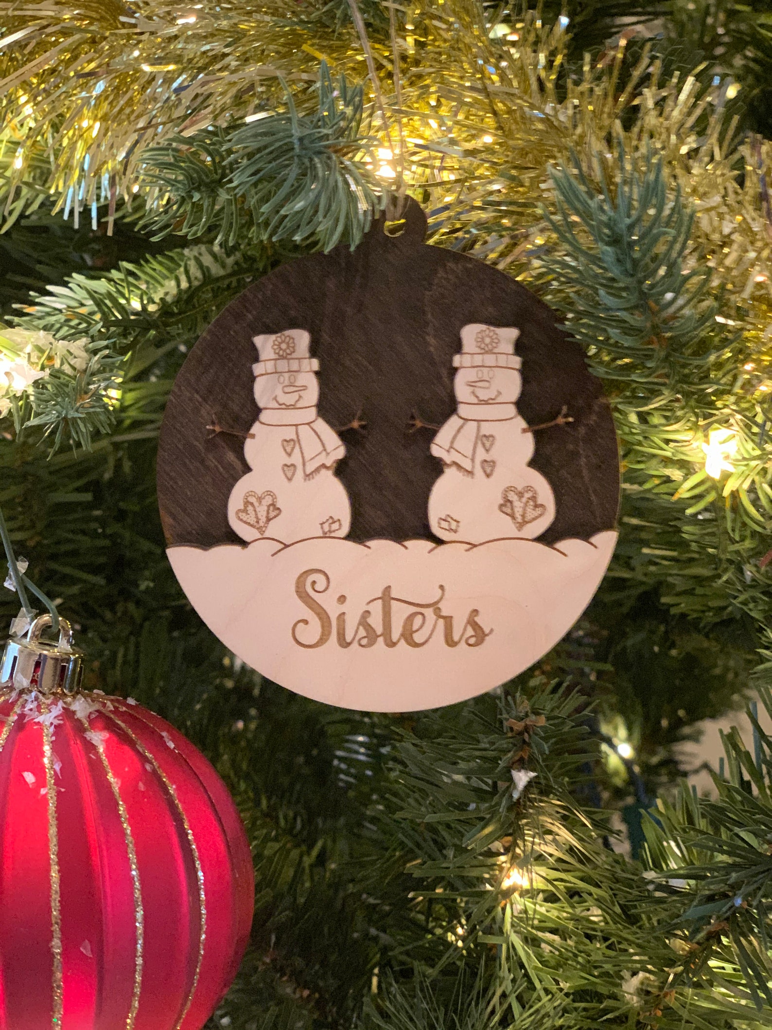 Sister Ornament Sister Gifts Christmas Ornament Sister/best Etsy