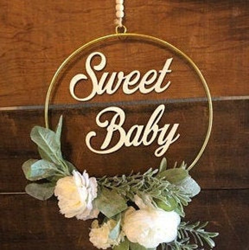 Laser Cut Name Sign: Small Personalized Name image 6