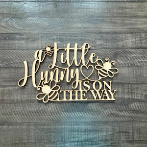 A Little Honey is on the Way Sign: A Little Hunny Bee shower