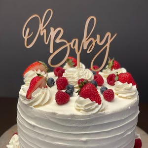 Oh Baby Cake Topper, Oh Baby Shower, Gender Reveal, Cake topper, Oh Babies, Twins, Oh Baby, Oh Boy