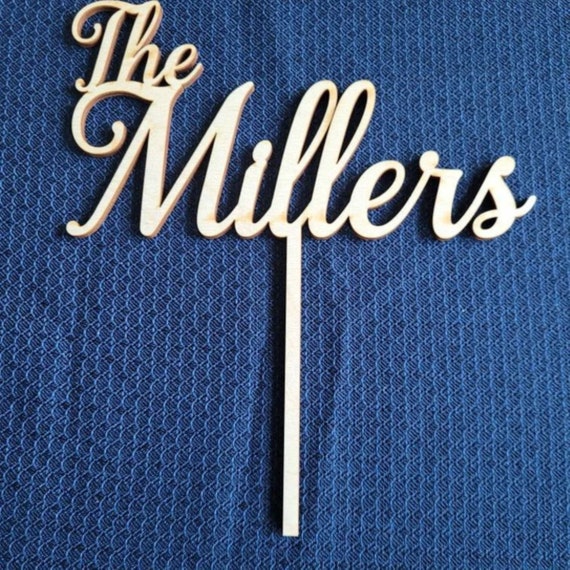 Mr and Mrs Cake Topper Mr and Mrs Bride and Groom Cake Etsy