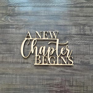 A New Chapter Begins Baby Shower Theme, Wedding Shower Sign bild 4