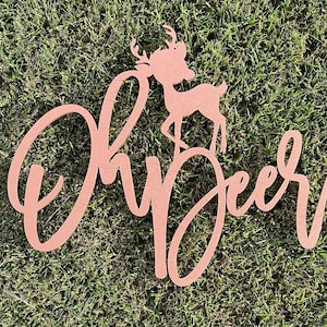 Oh Deer, Oh Deer Sign, Oh Deer Baby Shower, Oh Baby Sign, Oh Baby Shower, Gender Reveal, Cute Baby Shower back drop