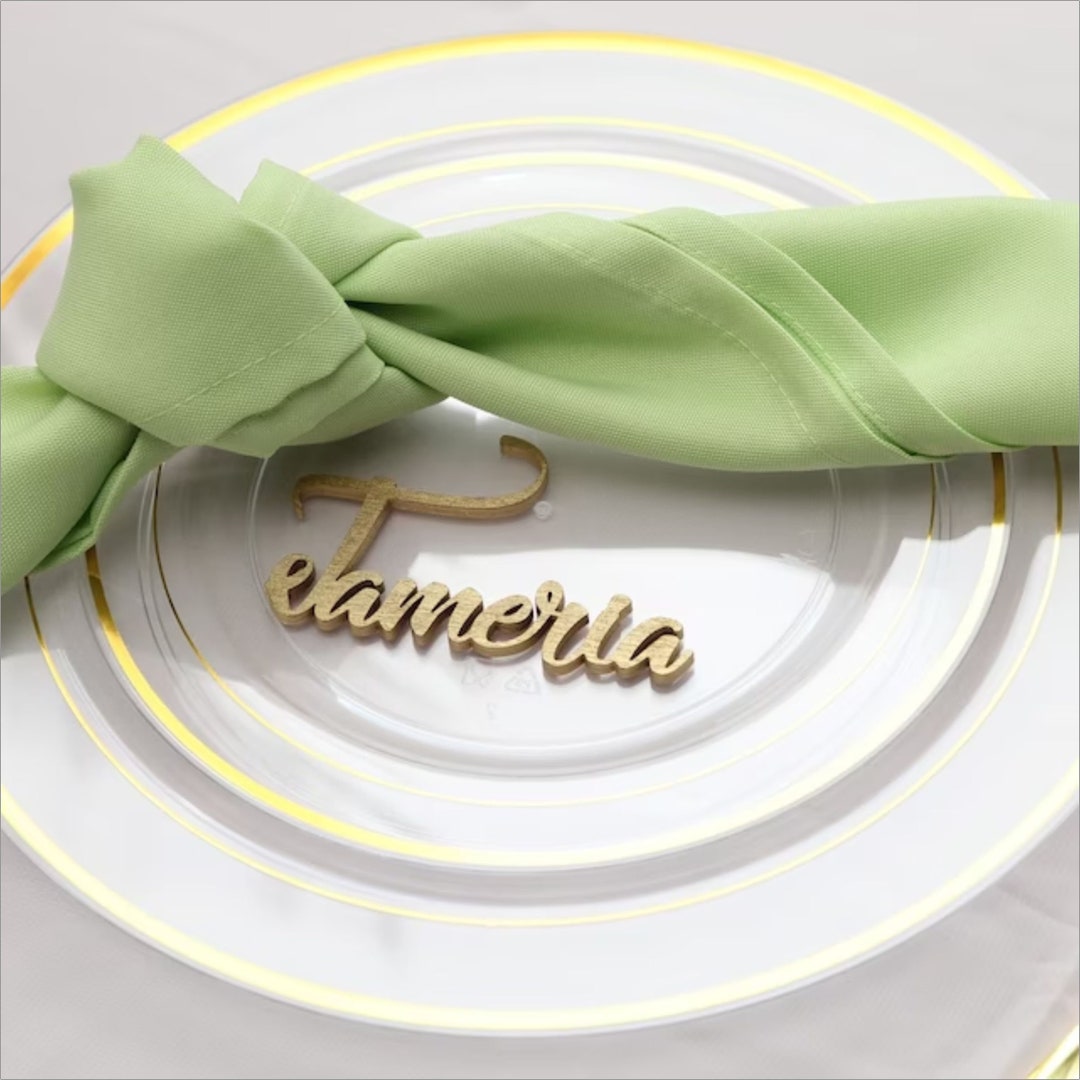 Personalized Dinner Party Place Cards, Dinner Party Favors, Small