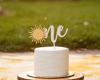 My First Trip Around the Sun Cake Topper:  First Birthday Decor