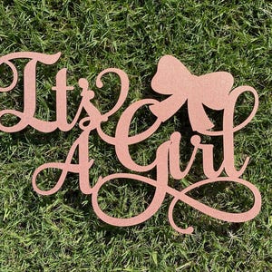 It&#39;s a Girl,  It&#39;s a Girl Sign, Oh Baby Sign, Gender Reveal, Cute Baby Shower back drop, Oh Baby Backdrop, Baby Girl