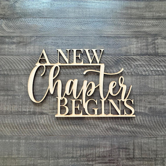A New Chapter Begins Baby Shower Theme, Wedding Shower Sign
