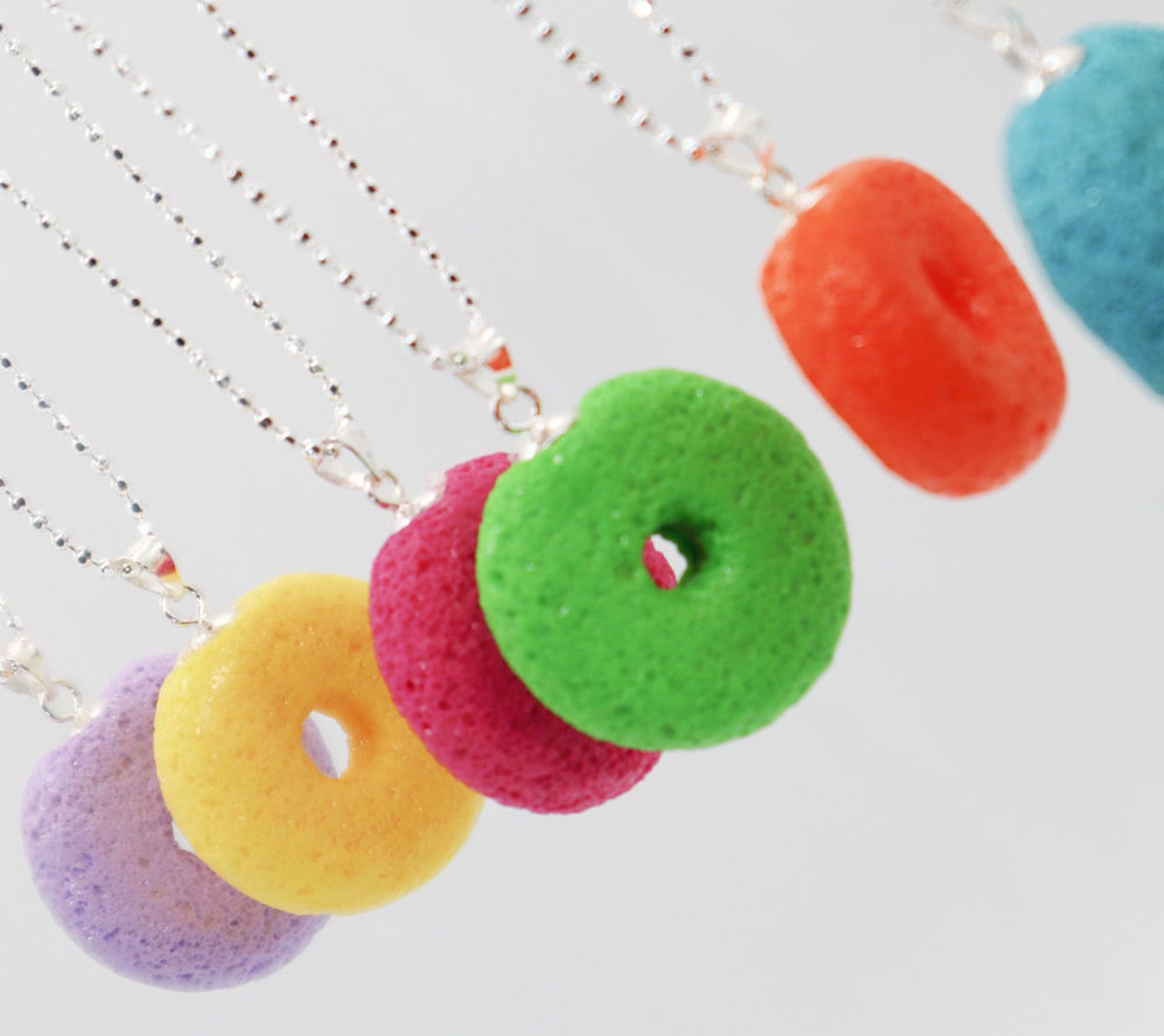 Fruity Loops Scented Sterling Silver Necklace Etsy