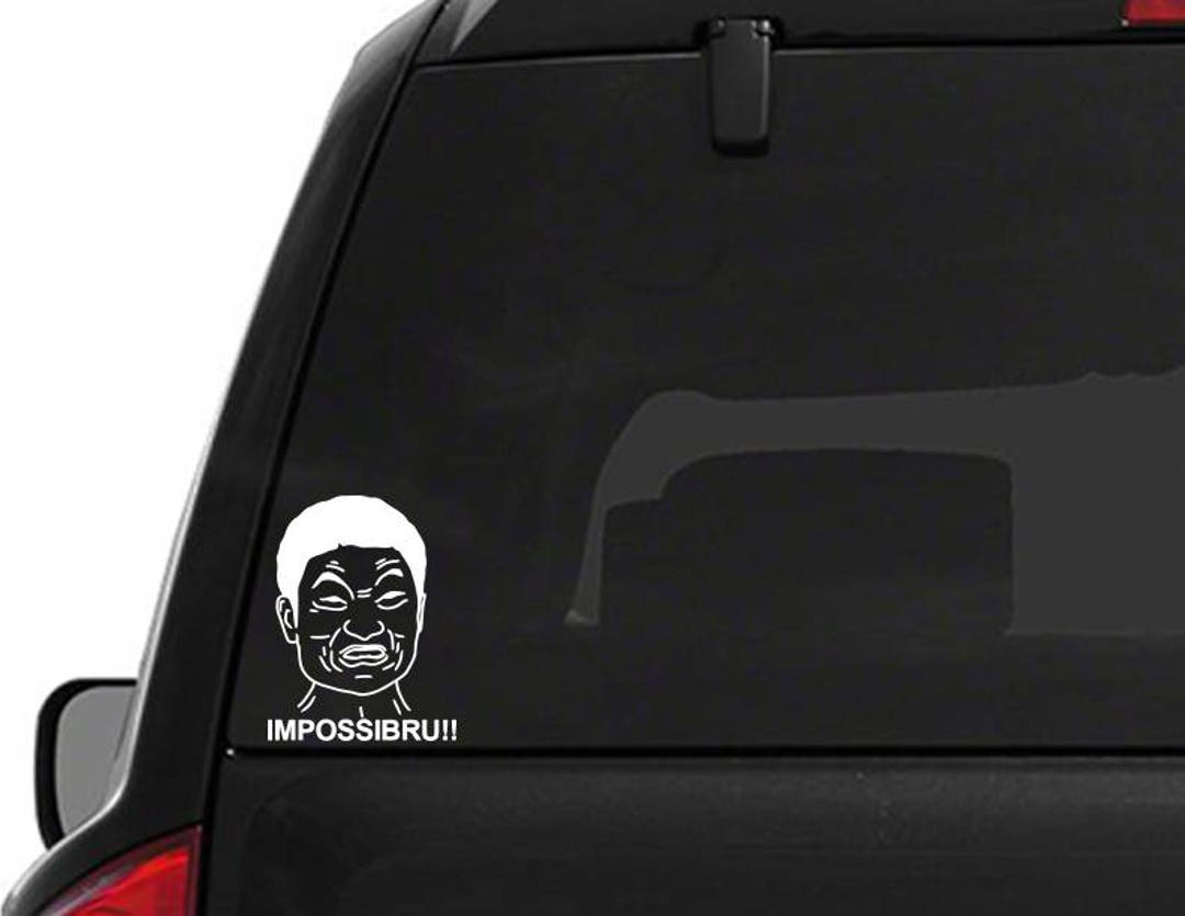 Impossibru Meme Decal - Etsy
