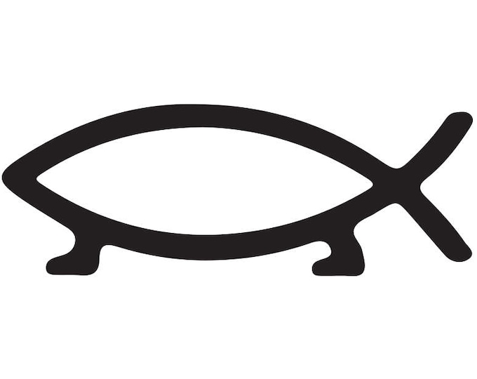 Darwin Fish Decal. Charles Darwin. Evolution. - Etsy
